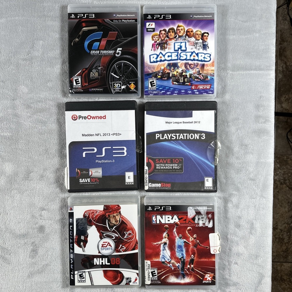 PS3 Sports Bundle Madden, 2K, EA, Gran Tarismo